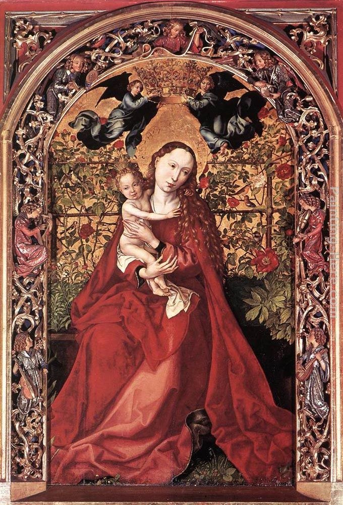 Martin Schongauer Madonna of the Rose Bush